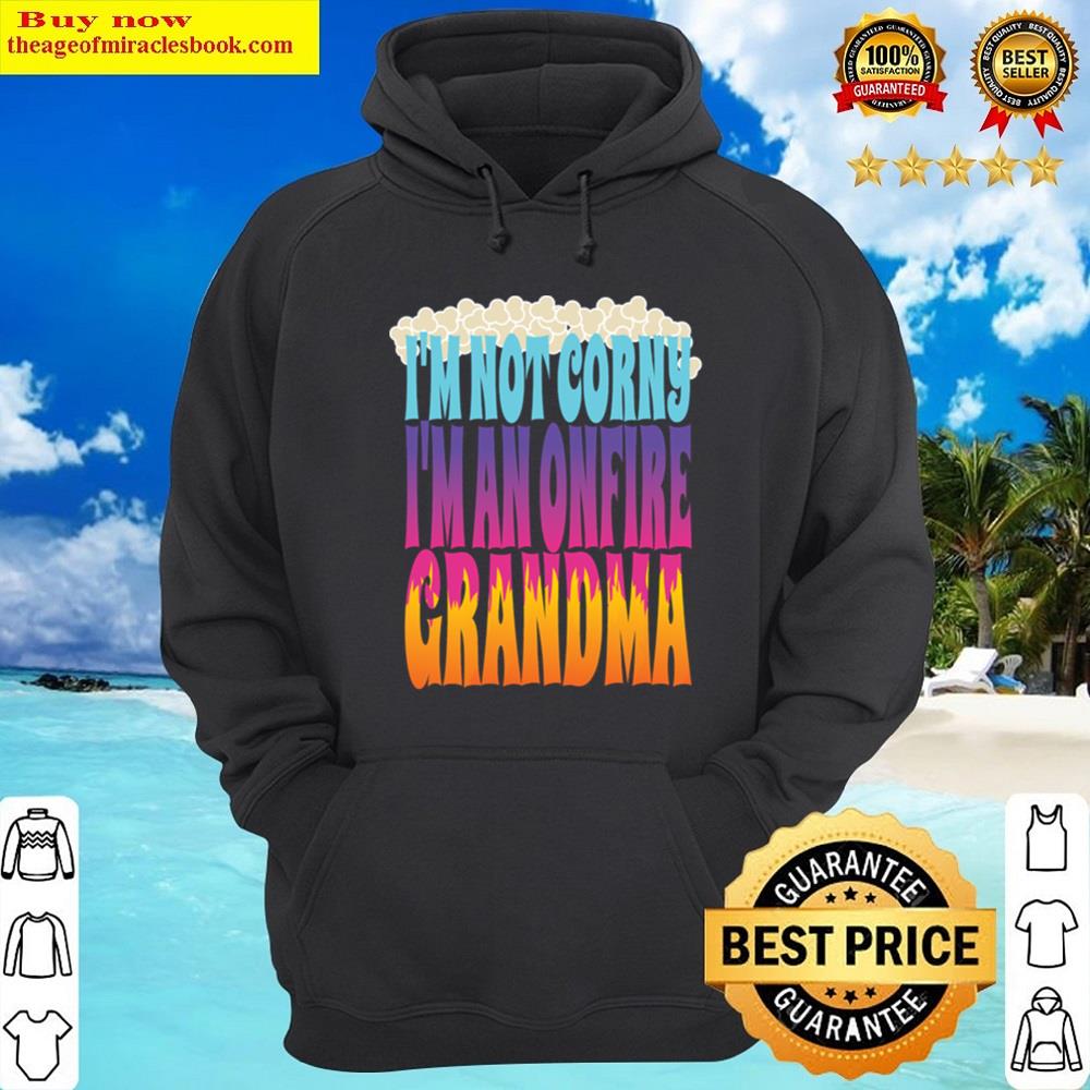 Alternative view of On Fire Granny Shirt