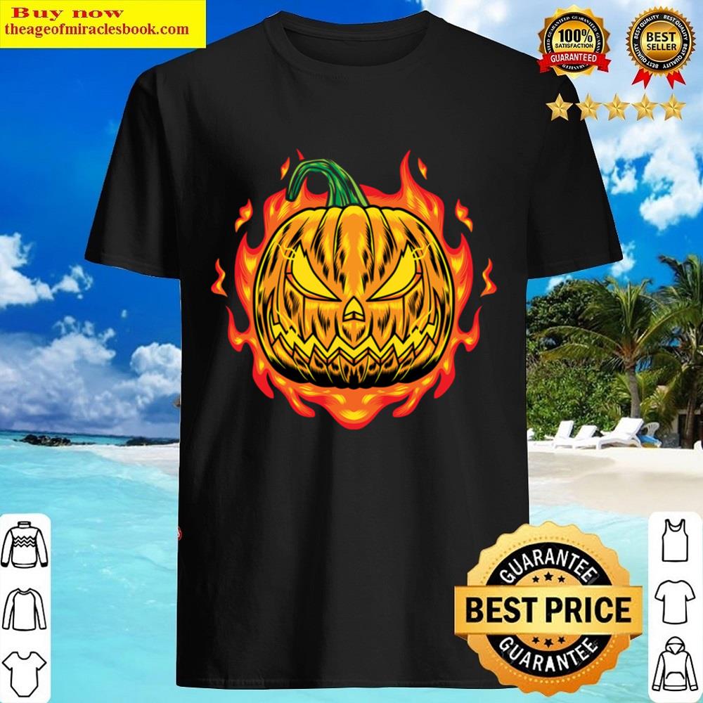 Pumpkin On Fire Essential Shirt