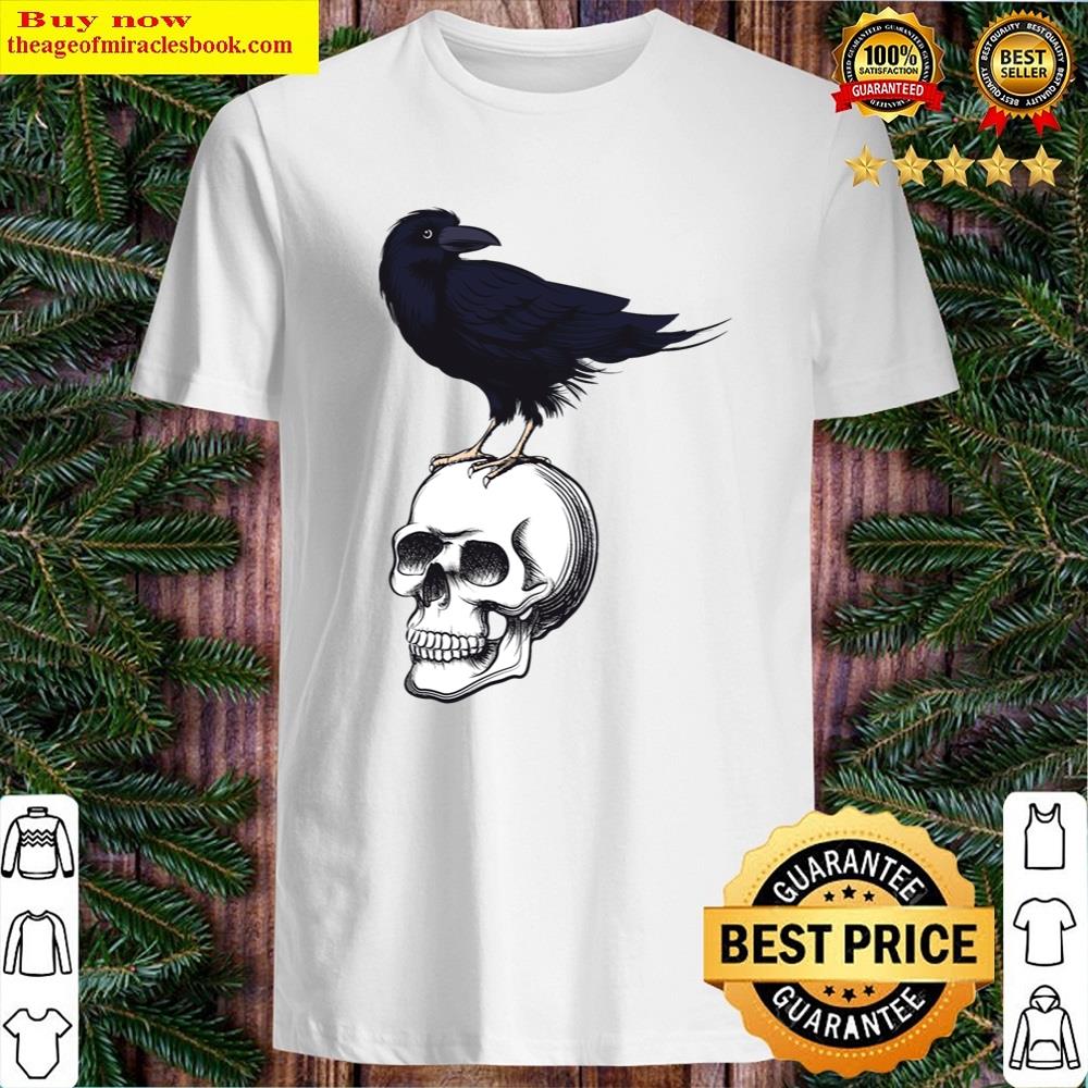 Raven On A Skull Shirt