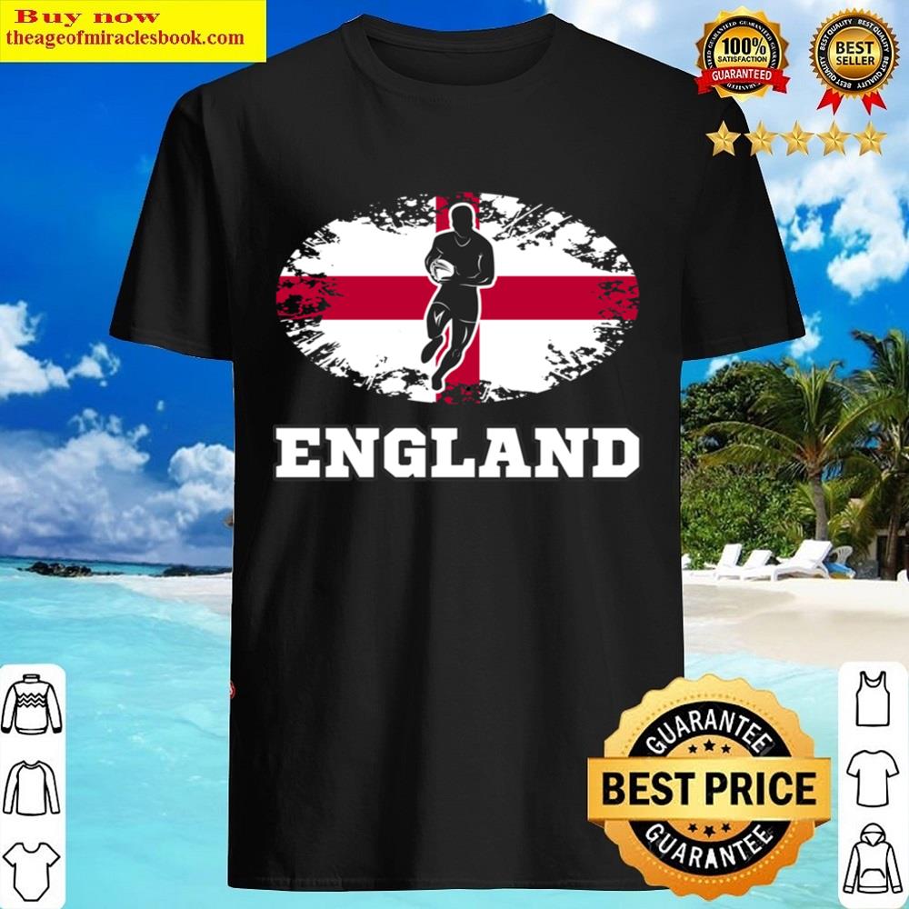 Rugby England Distressed Essential Shirt Rugby England Distressed Essential Shirt