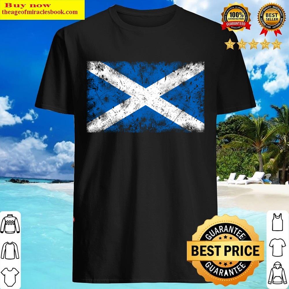 Scotland Vintage Flag Shirt