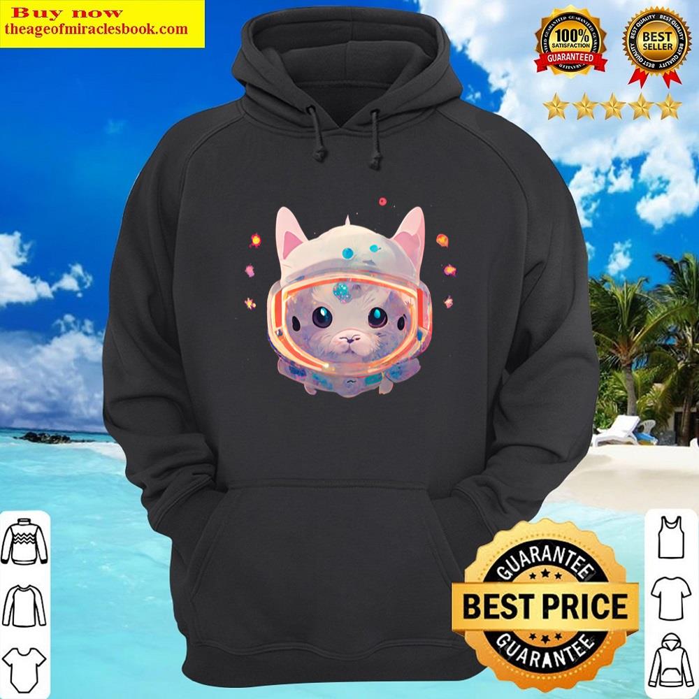 Alternative view of Space El Gato Cat Glasses Shirt