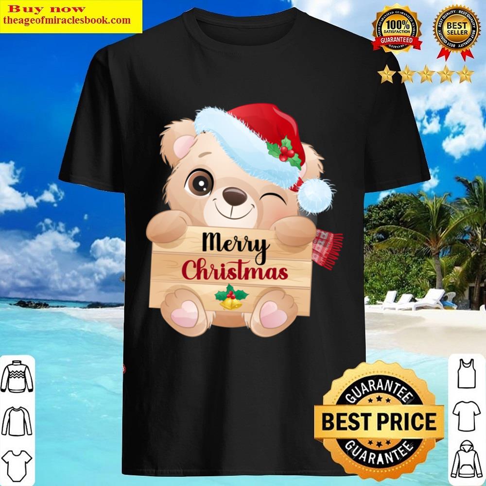 Teddy Bear Merry Christmas Shirt