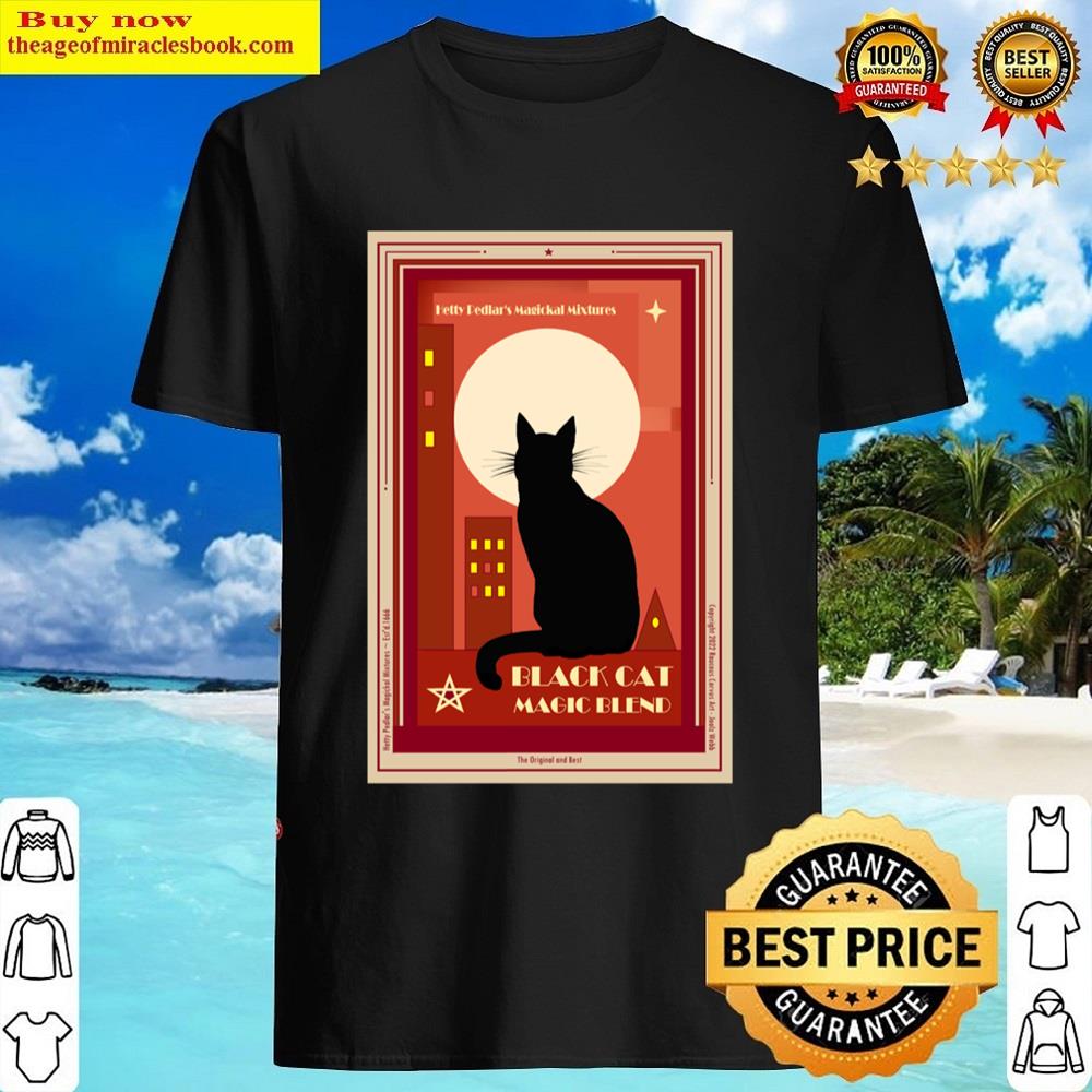 Vintage Black Cat Magic Shirt