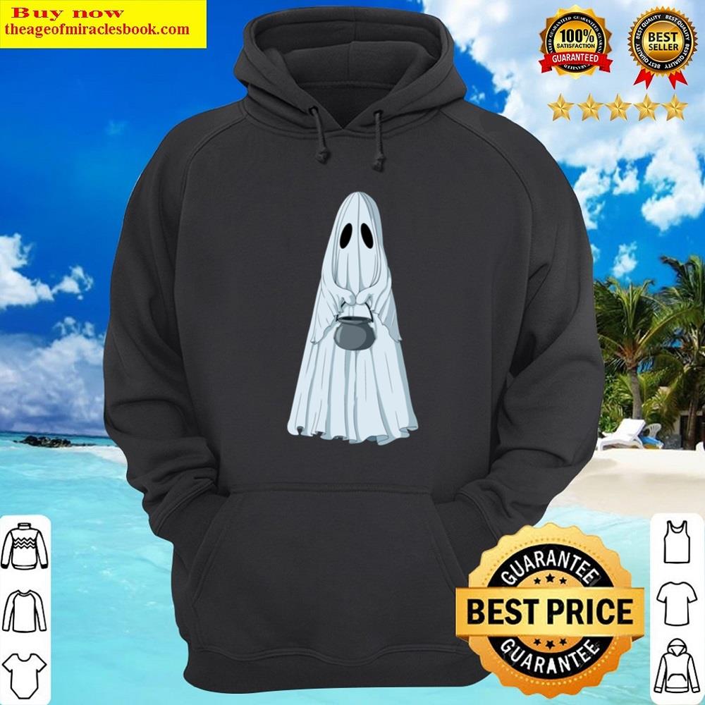 Alternative view of Vintage Ghost With Cauldron Bucket Shirt