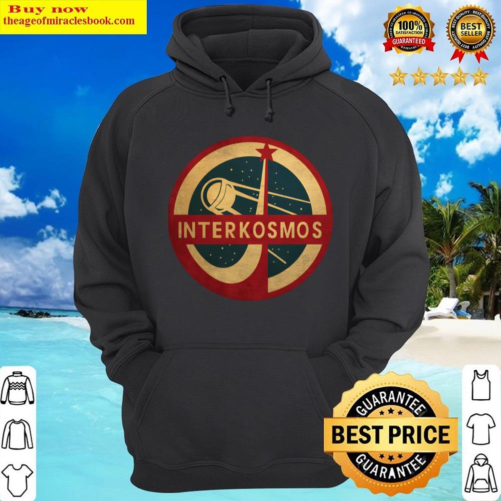 Alternative view of Vintage Interkosmos Space Program Sputnik Satellite Shirt