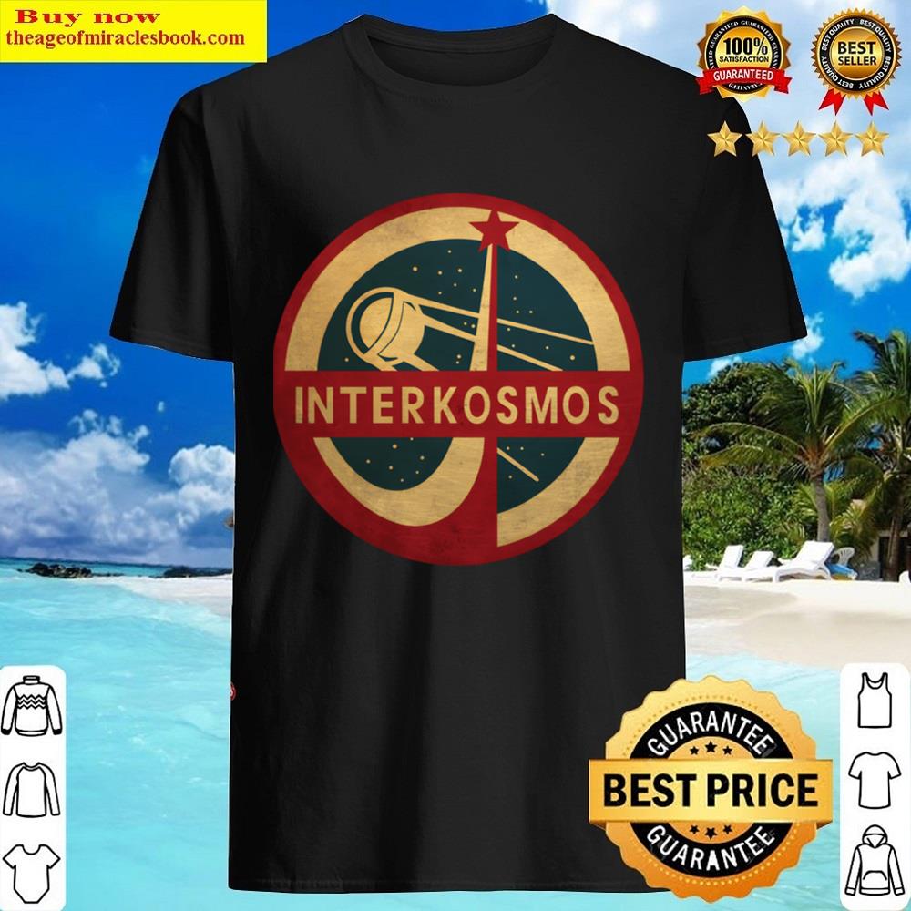 Vintage Interkosmos Space Program Sputnik Satellite Shirt
