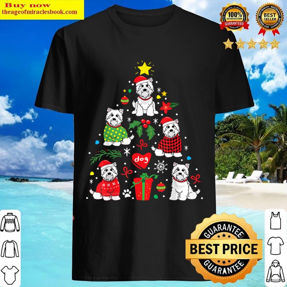 Westie Christmas Tree Dog Shirt
