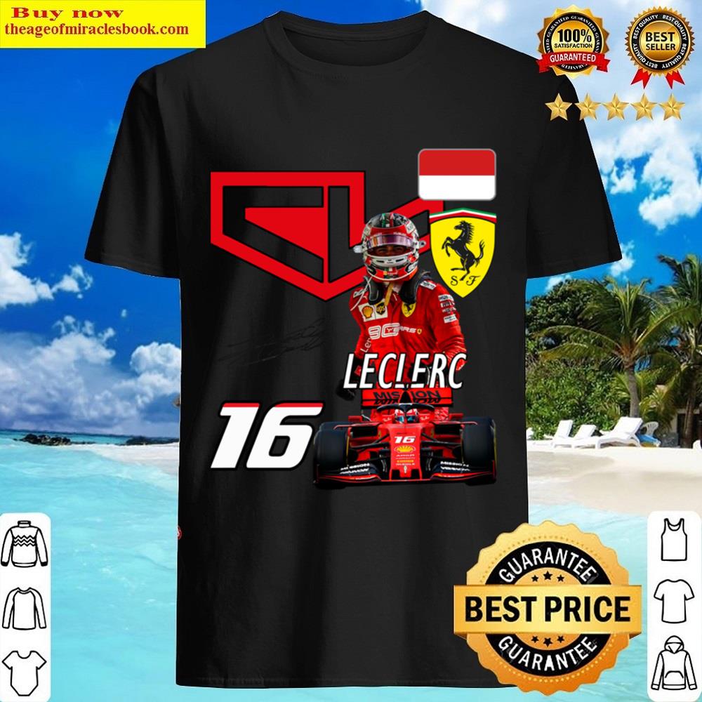 Charles Leclerc Black Outline Shirt