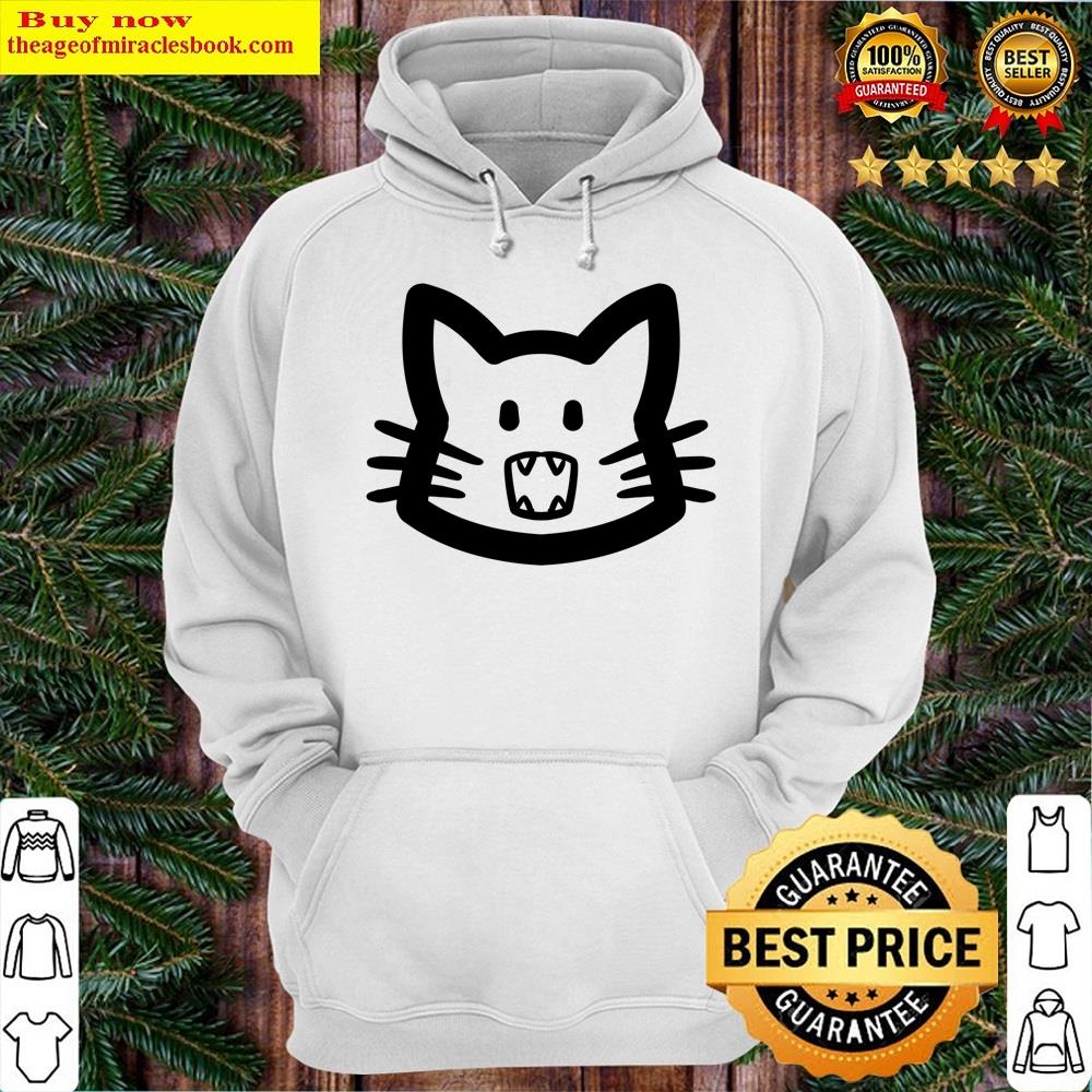 Alternative view of Nom Nya Simple Cat Head Shirt