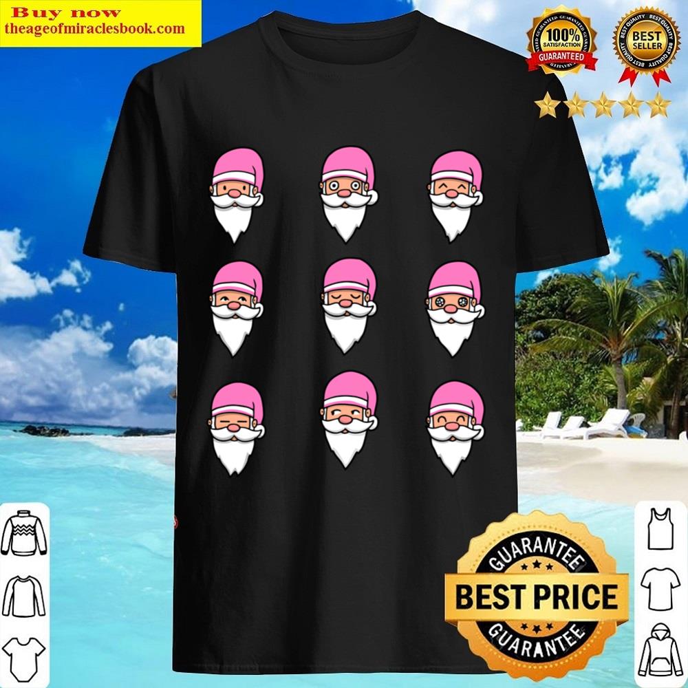 Pink Santa Claus Essential Shirt