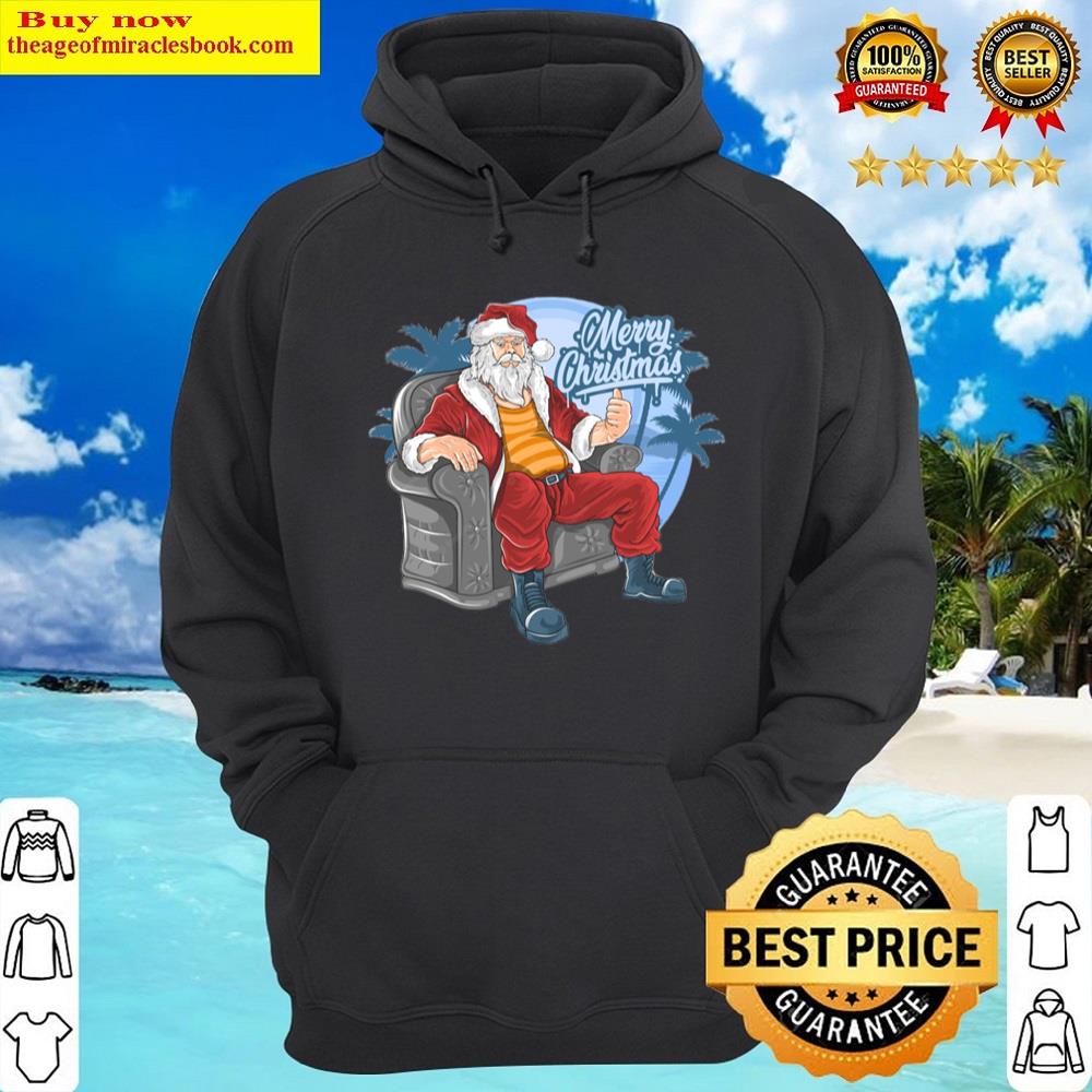 Alternative view of Retro Pink Santa Essential Shirt
