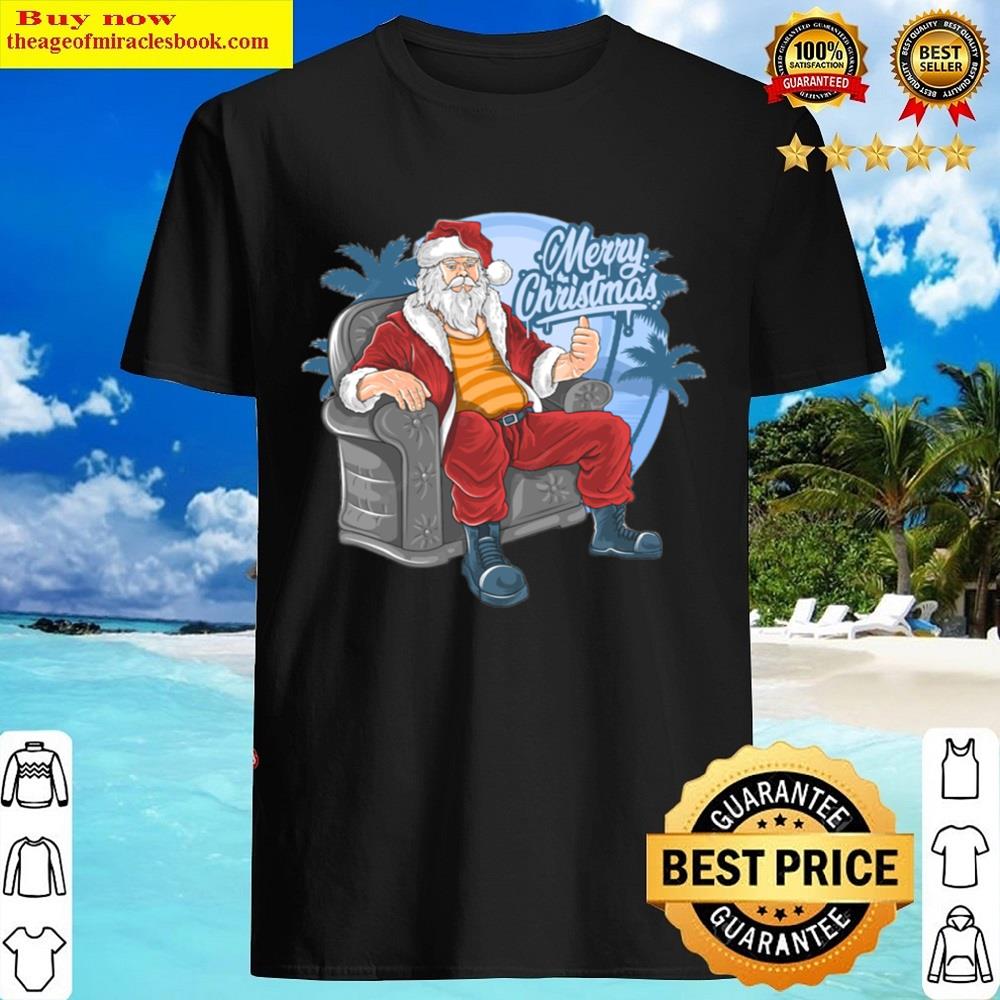 Retro Pink Santa Essential Shirt