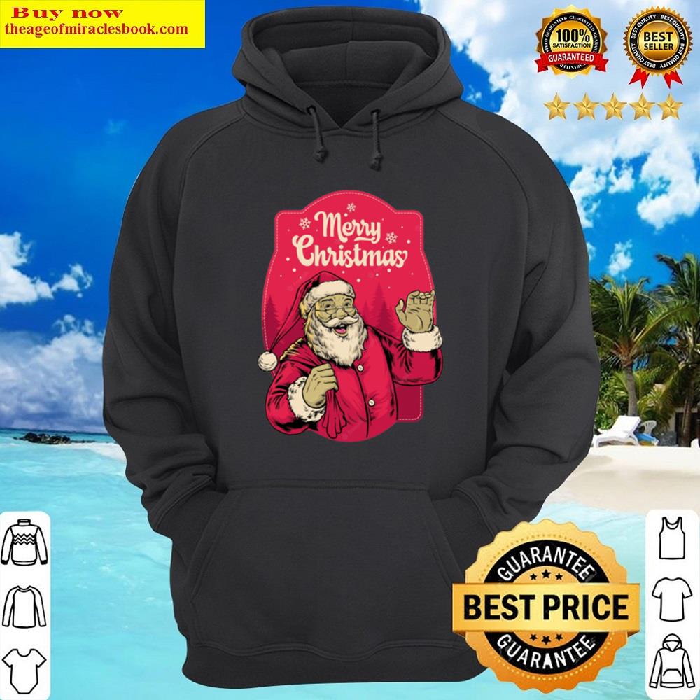 Alternative view of Retro Pink Santa Shirt