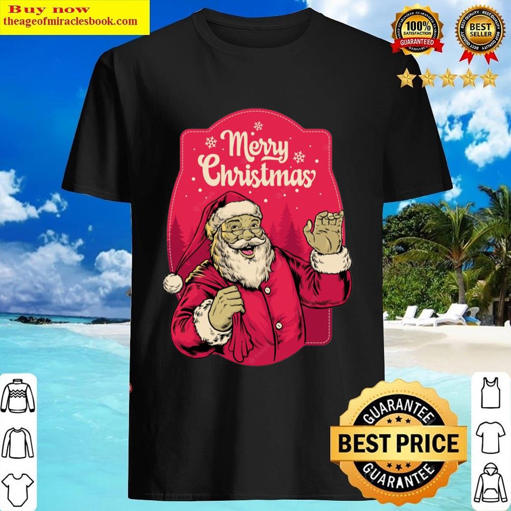 Retro Pink Santa Shirt