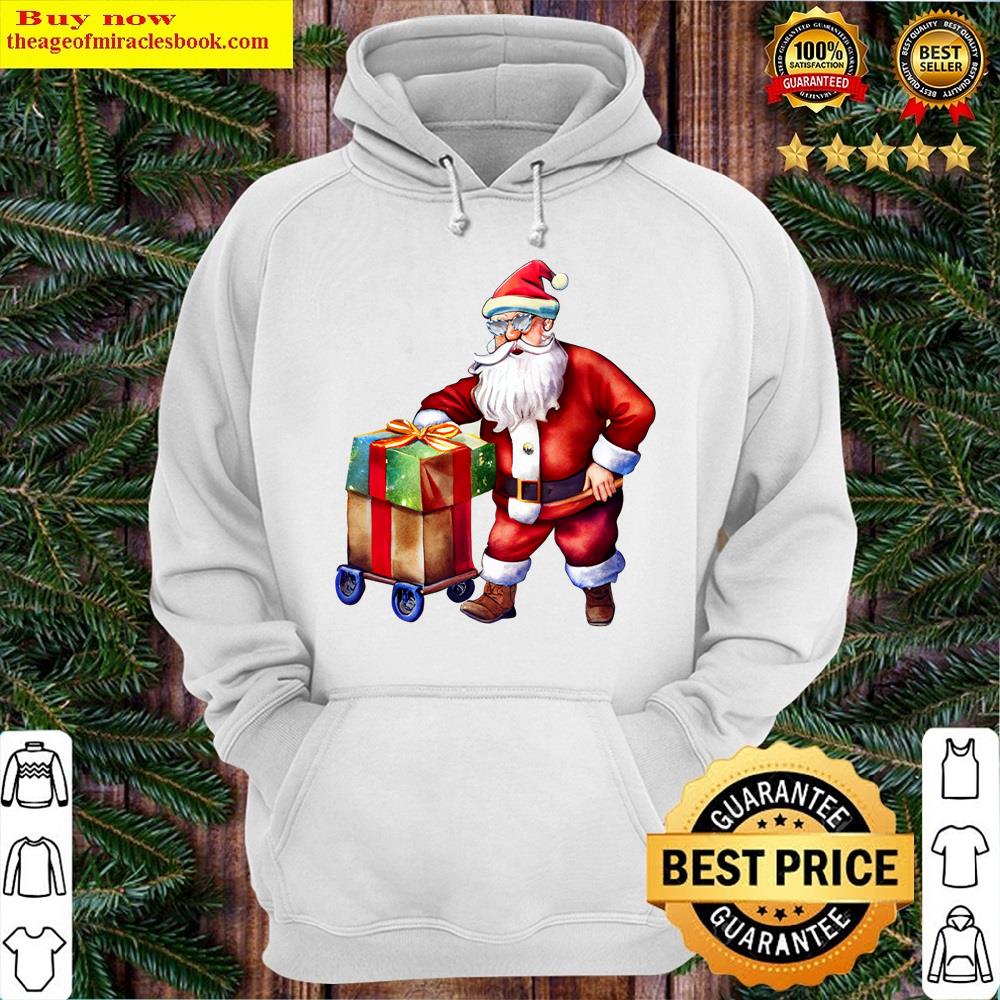 Alternative view of Santa Loading Presents Funny Essential Shirt