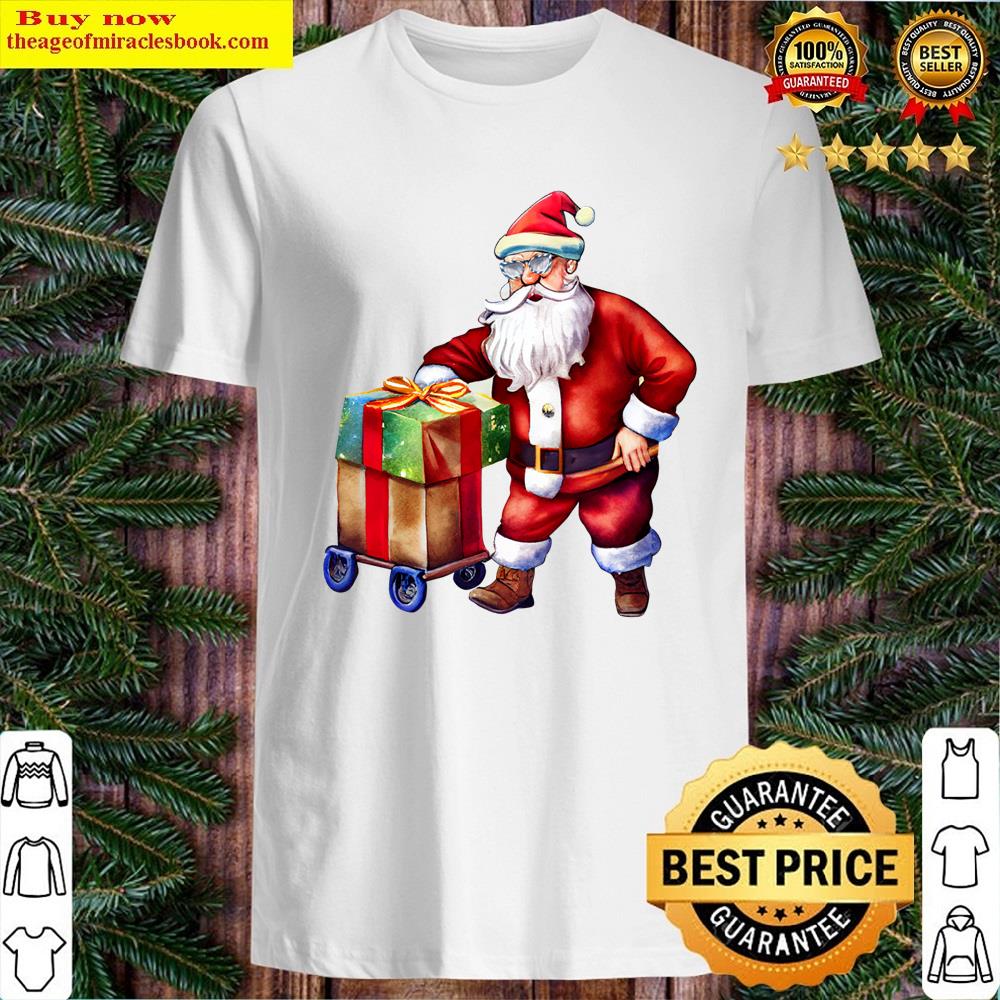 Santa Loading Presents Funny Essential Shirt