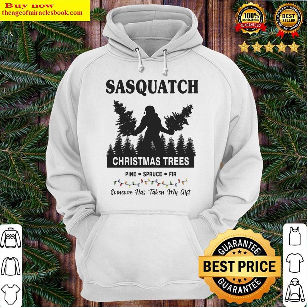 Alternative view of Sasquatch Christmas Trees Shirt