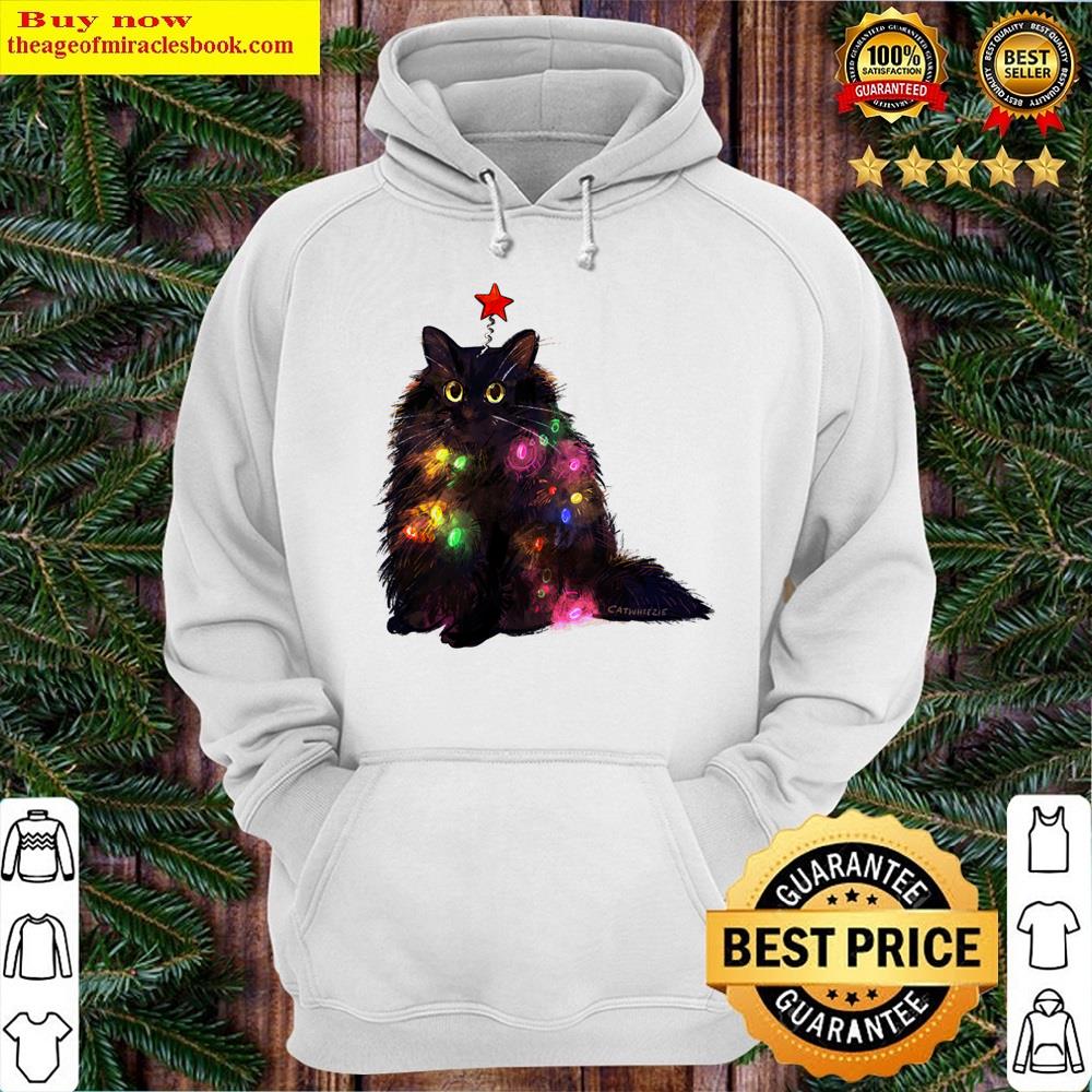 Alternative view of Christmas Lights Cat Shirt