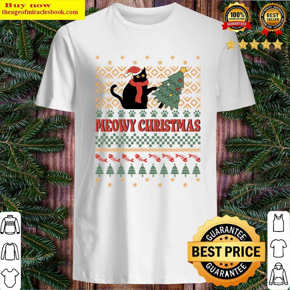 Meowy Chistmas Essential Shirt