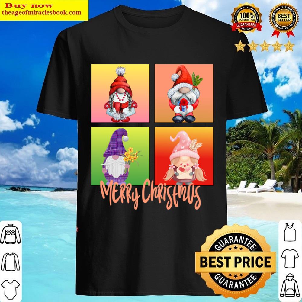 Merry Christmas Gnomes Essential Shirt