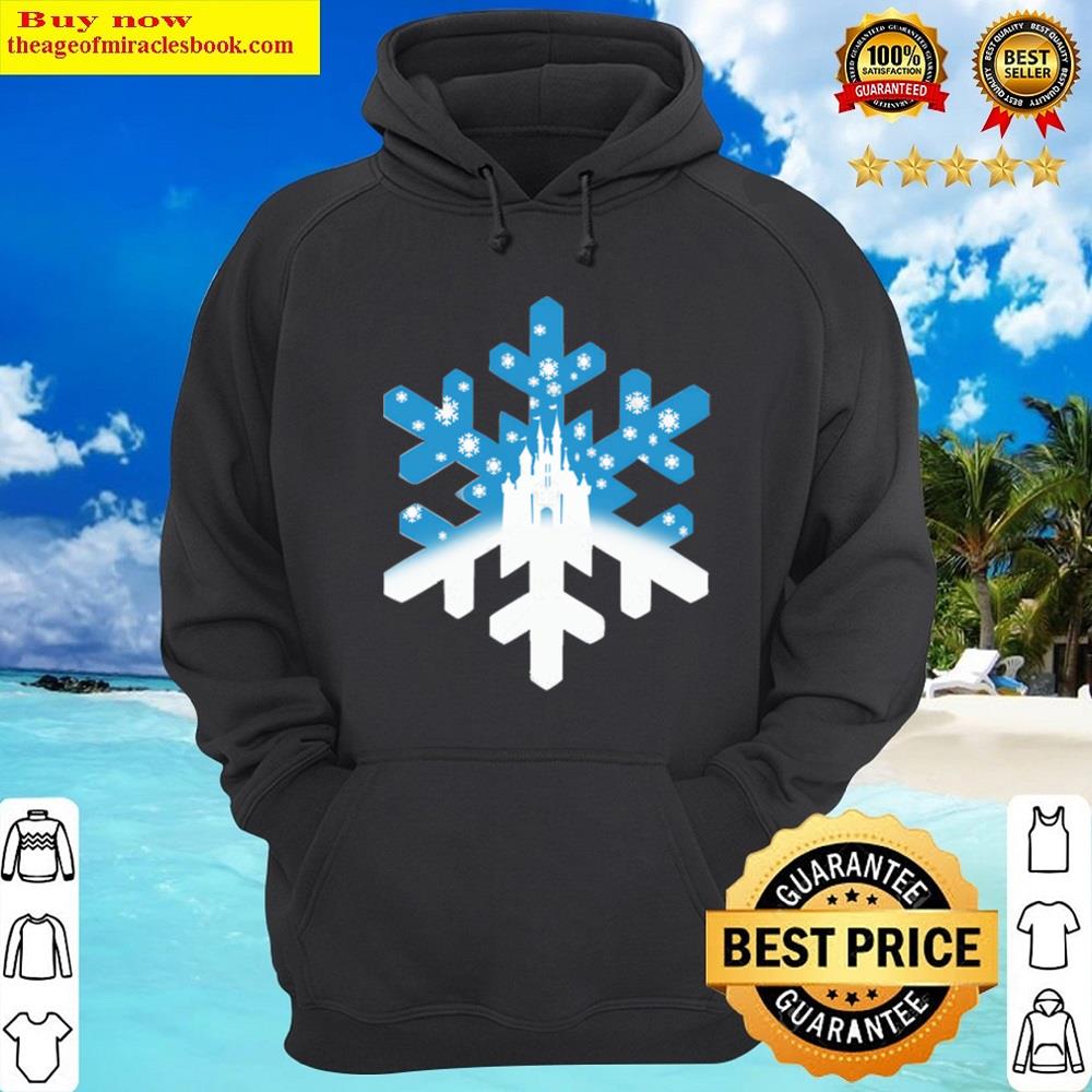 Alternative view of Snowflakes Within Snowflake Shirt