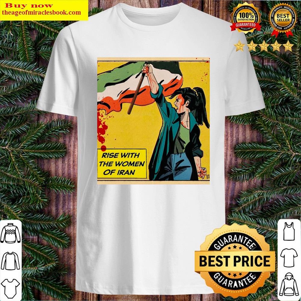 Stand With Iranian Sticker Shirt