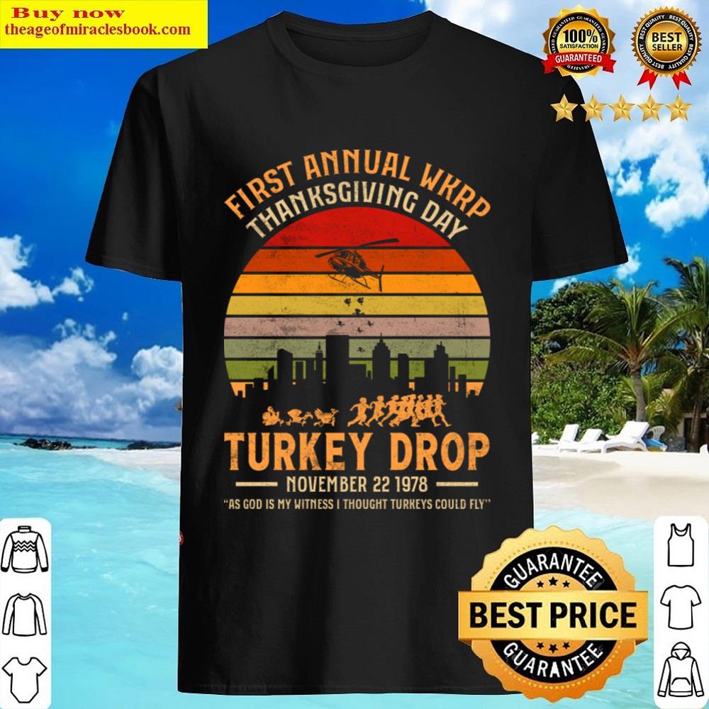 Wkrp Turkey Drop Vintage Shirt