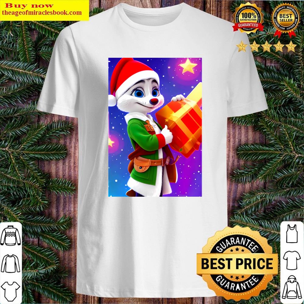 Friendly Christmas Fox Holly Shirt