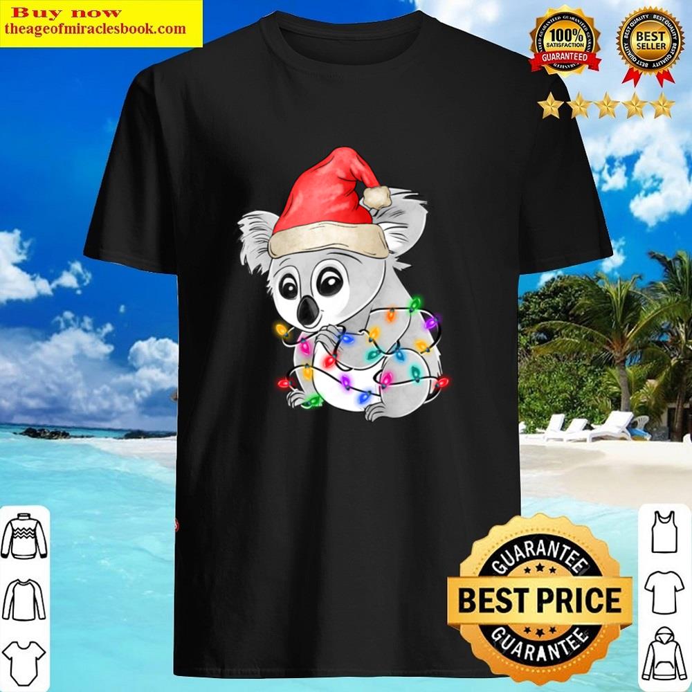 Koala Christmas Tree Lights Shirt