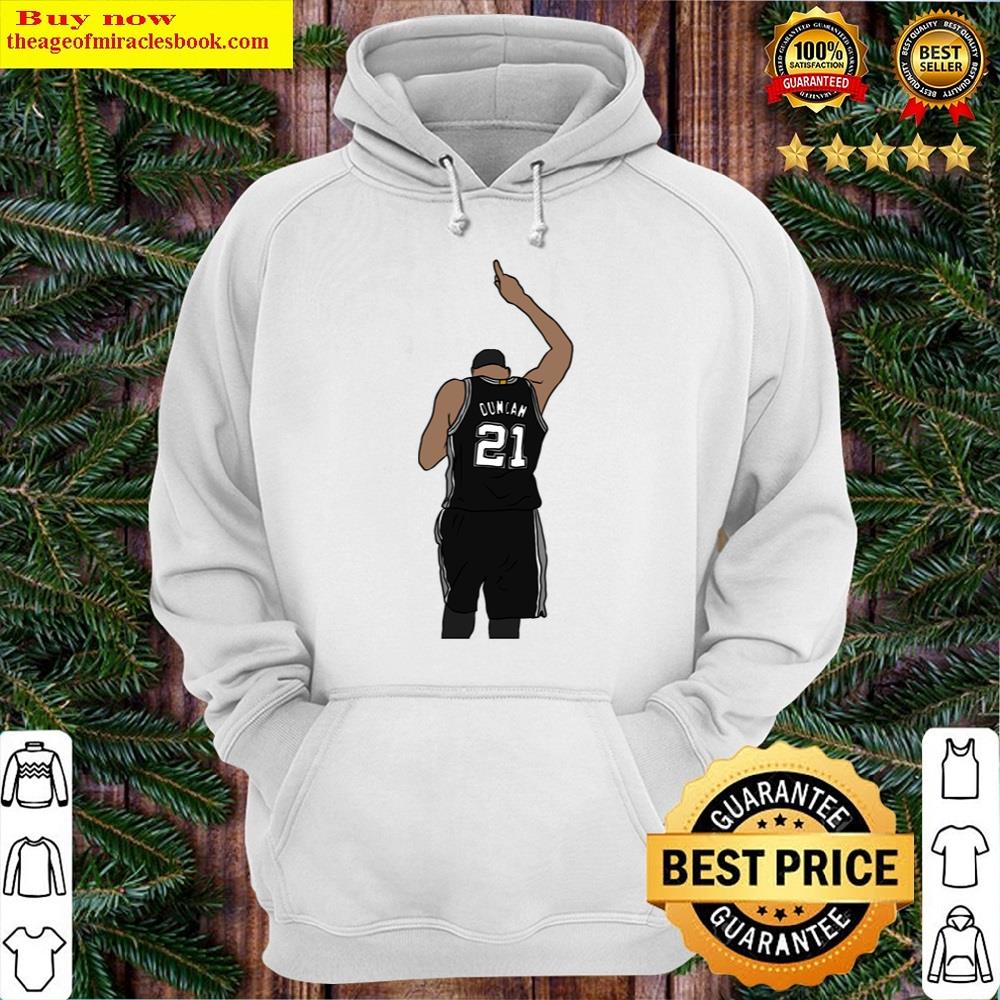 Alternative view of Tim Duncan Pointing Up Shirt