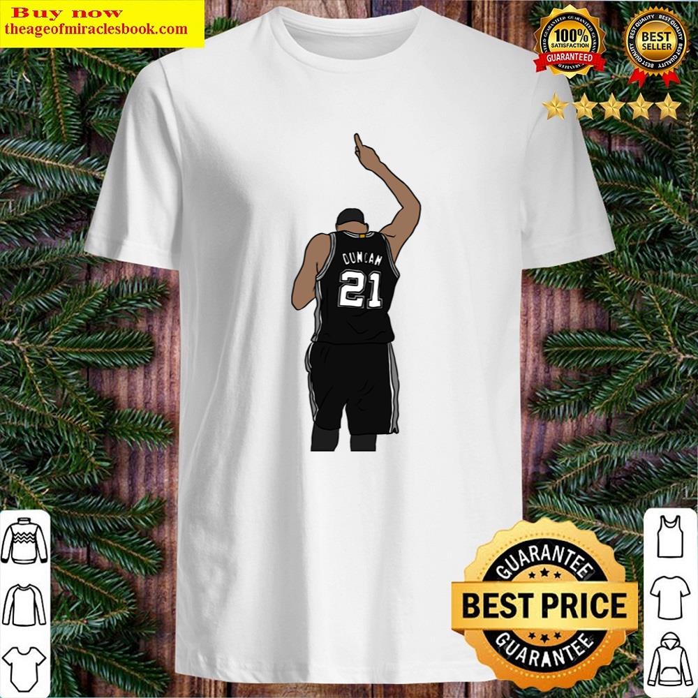 Tim Duncan Pointing Up Shirt