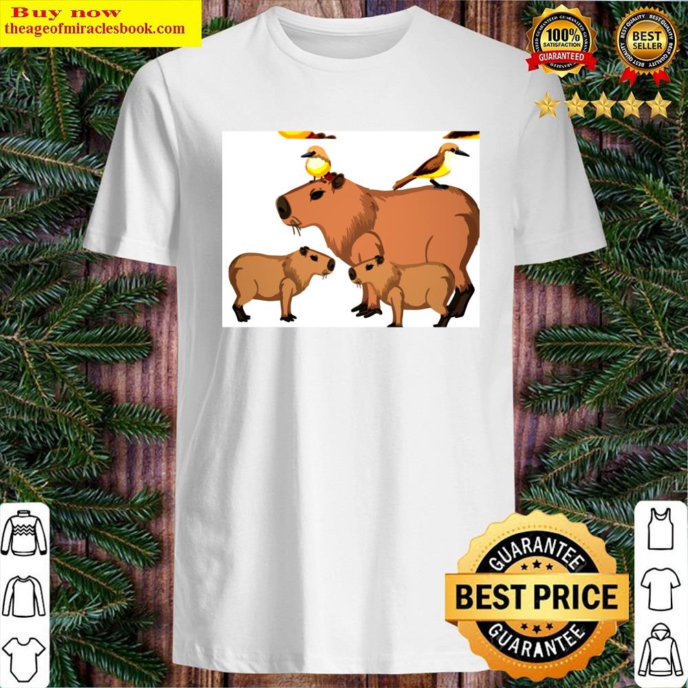 Capybara With A Birds Shirt