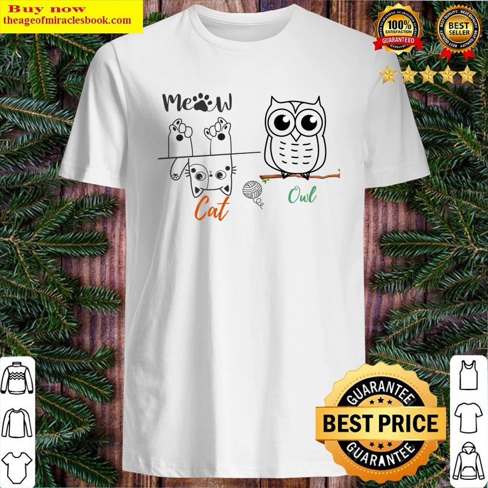 Cat And Owl Shirt