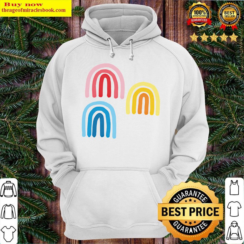 Alternative view of Multicolor Painted Rainbows Shirt