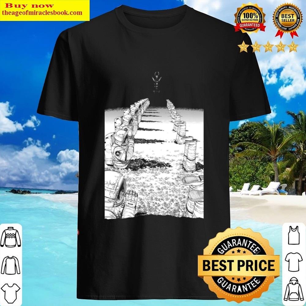 Astronauts Chainsaw Man Dark Shirt