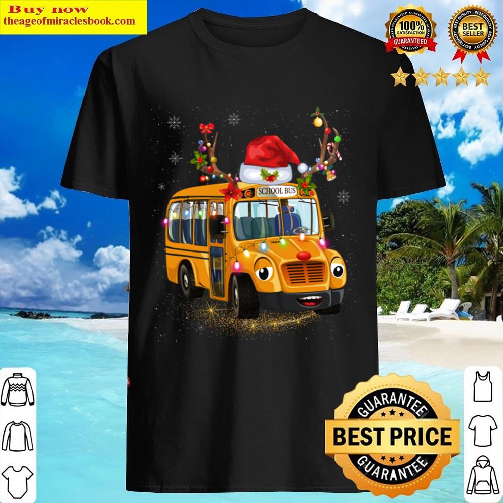 Christmas School Bus Shirt