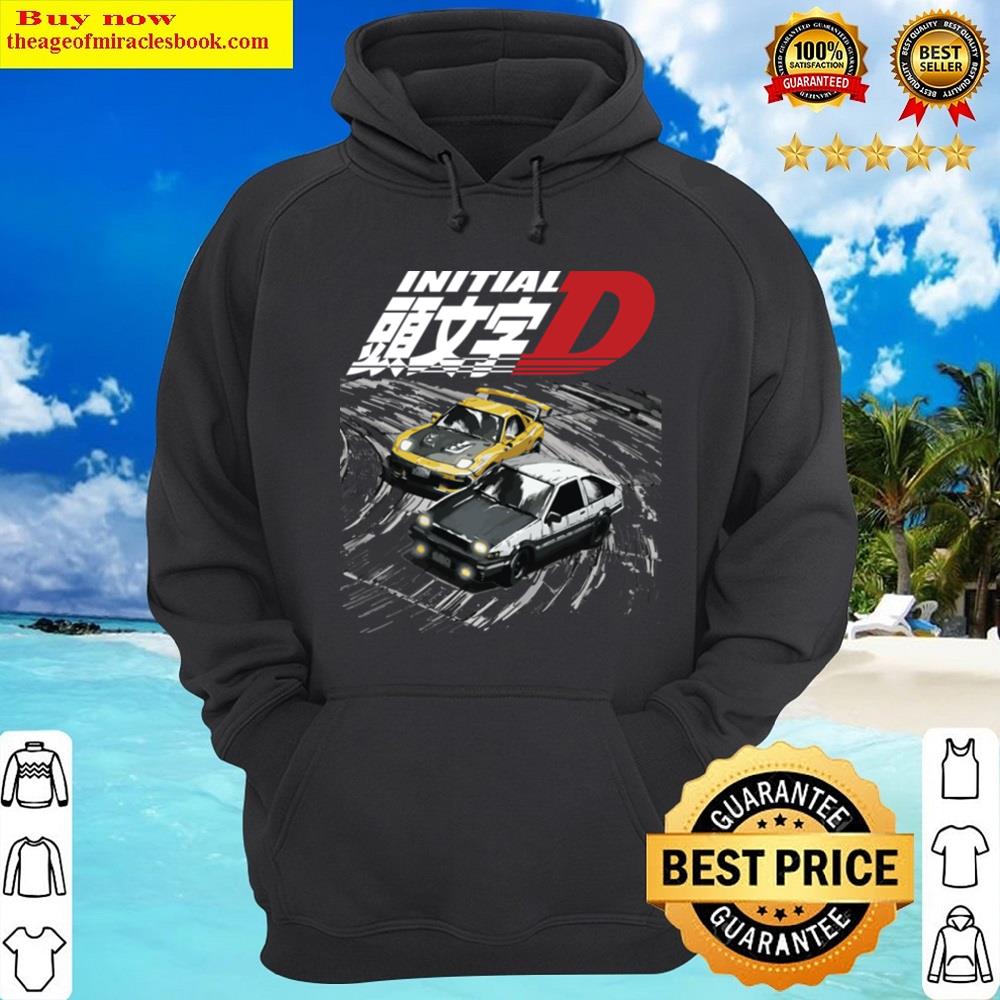 Alternative view of Initial D Downhill Mountain Drifting Ae86 Vs Fd Shirt
