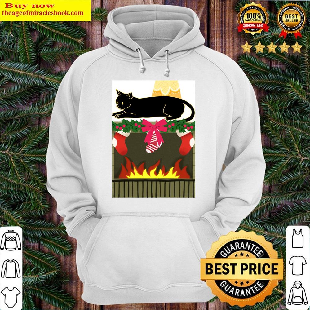 Alternative view of Cat On Fireplace Mantle Shirt