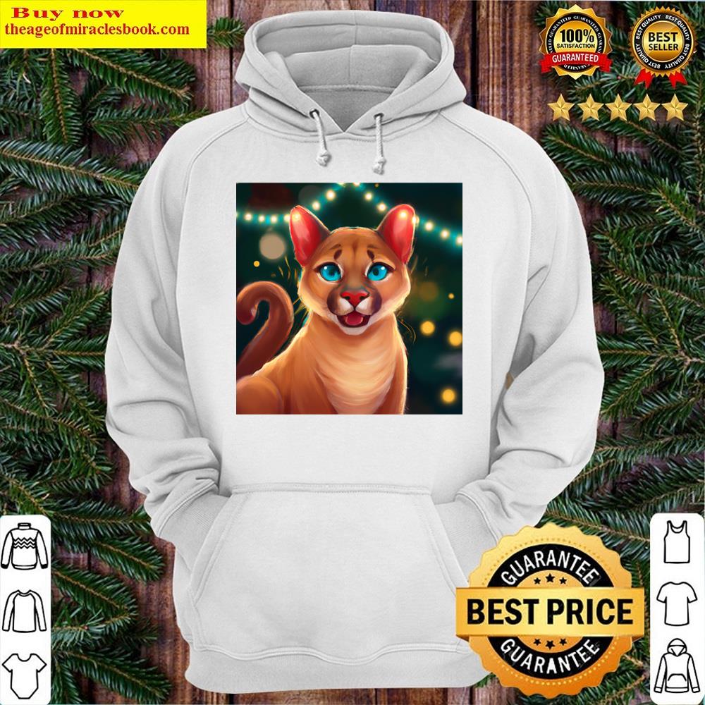 Alternative view of Cute Cougar Drawing Pullover Shirt