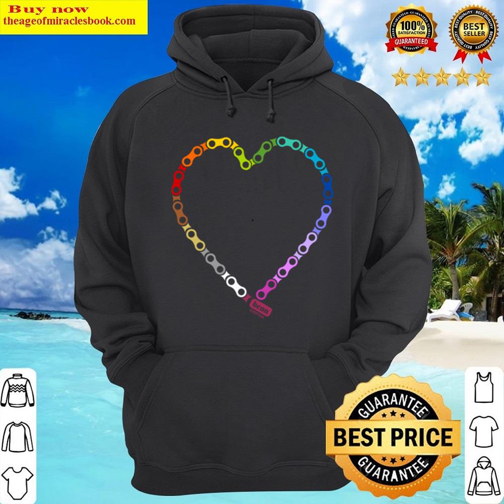 Alternative view of Bicycle Chain Heart Shirt