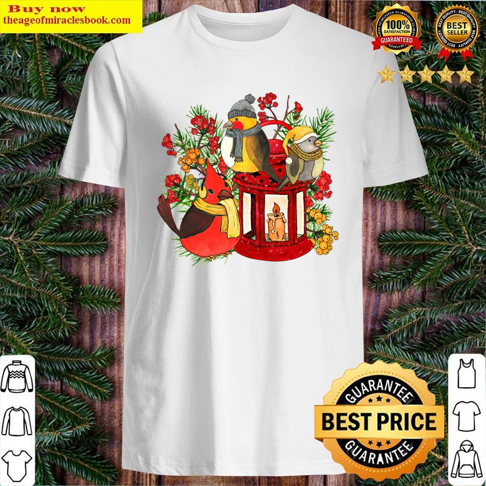 Chickadee And Cardinal Birds Shirt