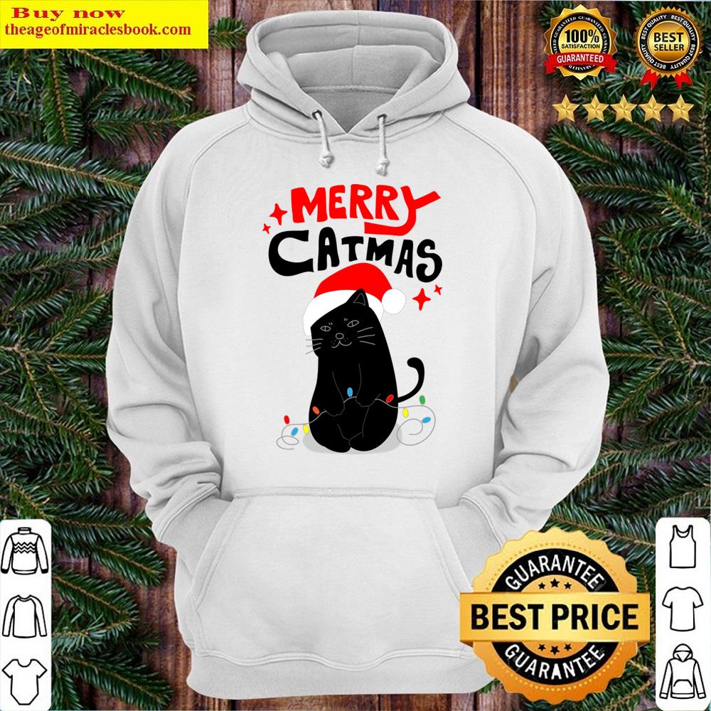 Alternative view of Merry Black Catmas Shirt