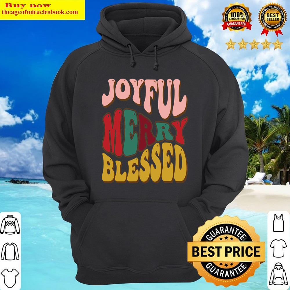 Alternative view of Joyful Merry Blessed Essential Shirt