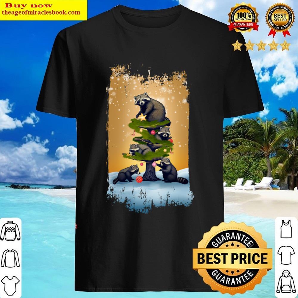 Christmas Tree Decoration Raccool Shirt