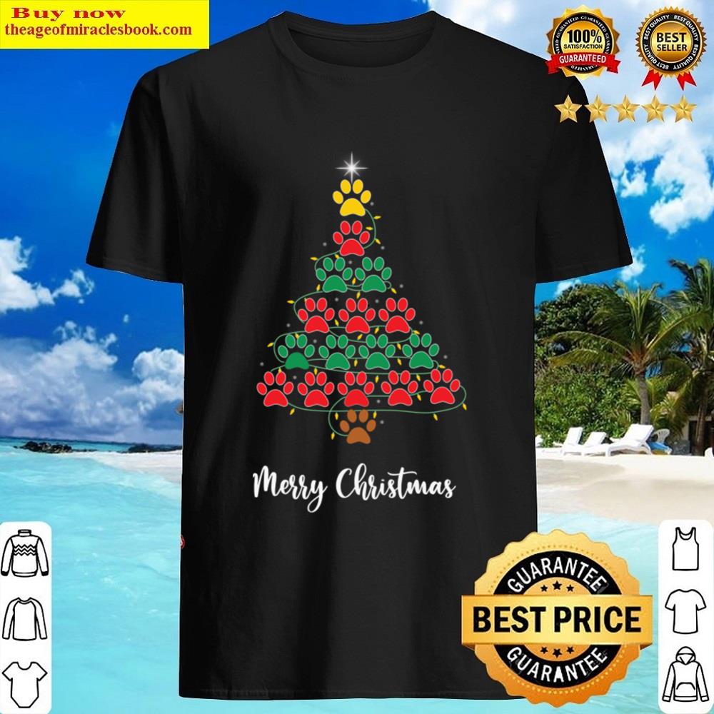Funny Cat Christmas Tree Shirt