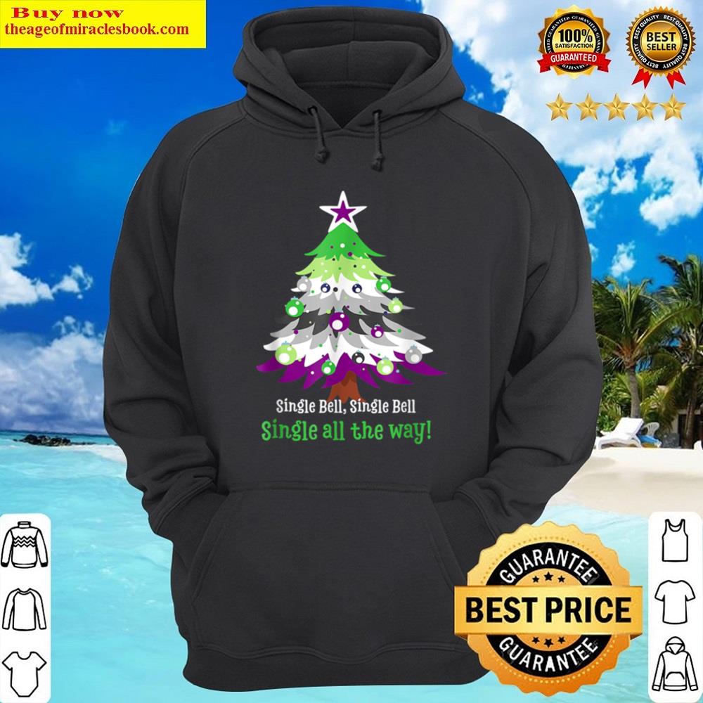 Alternative view of Funny Oriented Aroace Christmas Tree Pride Essential Shirt
