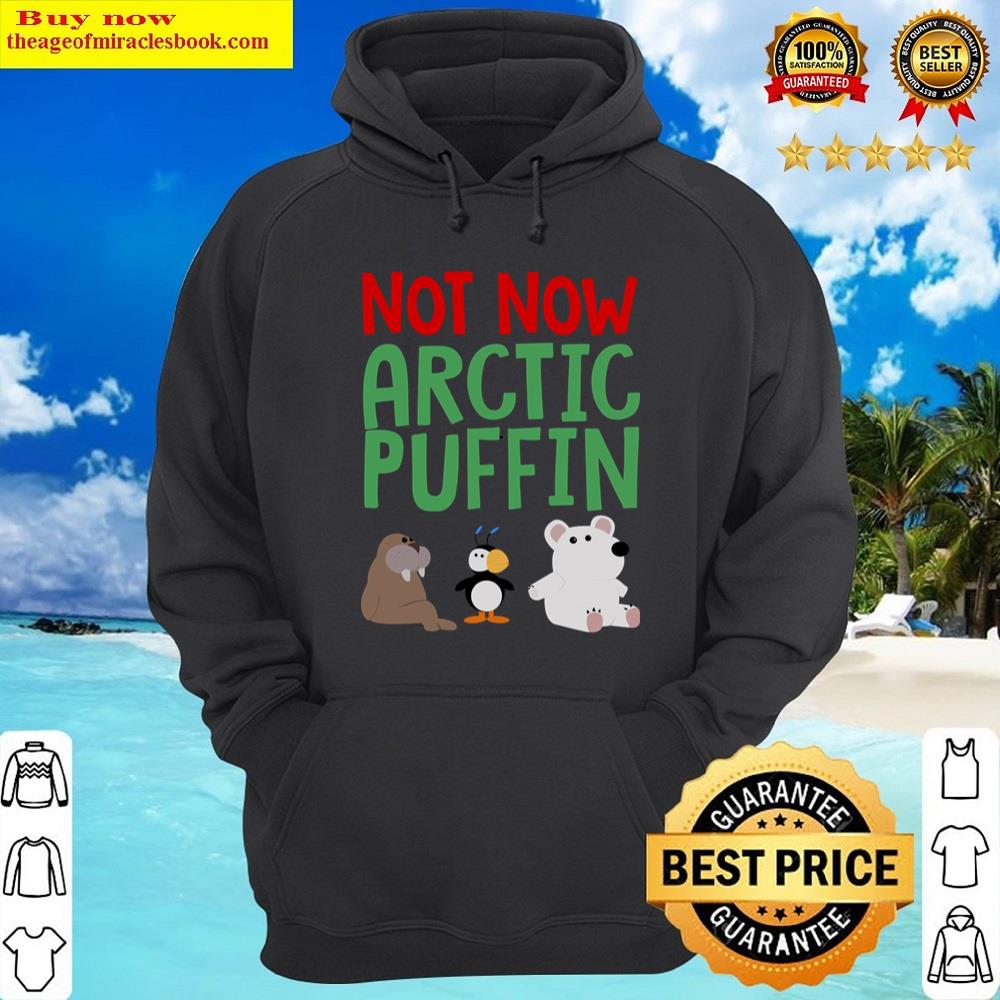 Alternative view of Not Now Arctic Puffin Shirt