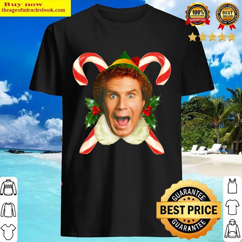 Buddy Elf And Candy Canes Exclusive Shirt