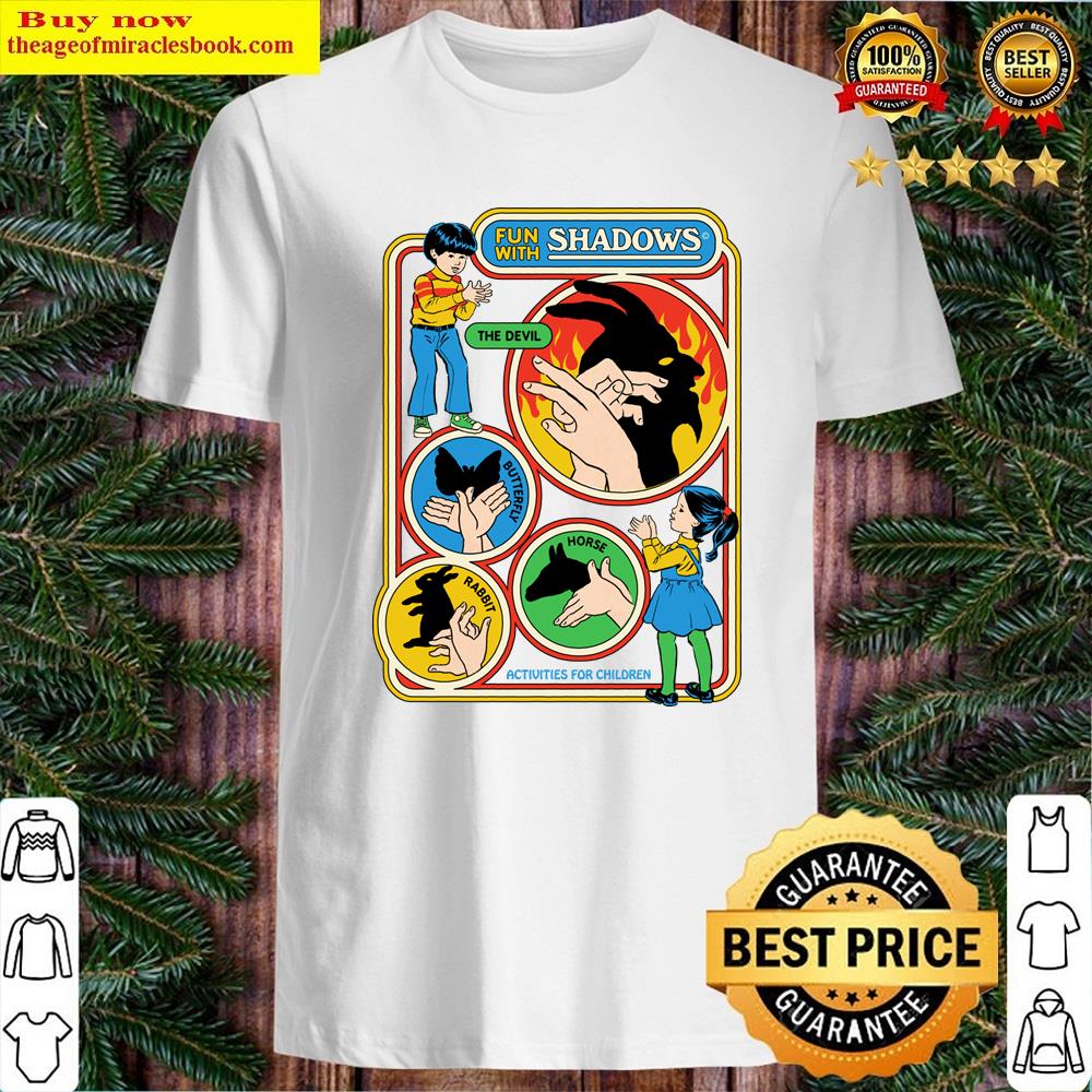 Fun With Shadows Sticker Shirt